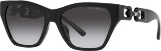 Emporio Armani unisex, Accessoires, Zwart, Maat: 55 MM Polyamide