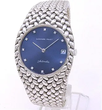 Audemars Piguet Pre-owned Audemars Piguet Cobra Diamond Blue Dial Mens Watch 5403BC