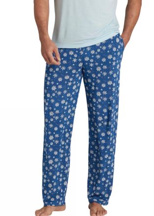 Tommy John Second Skin Sleep Pant In Blue Snowfall