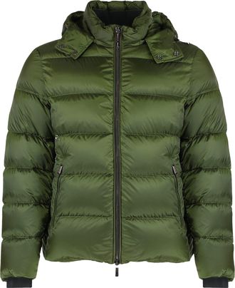Moorer Brett Hooded Short Down Jacket