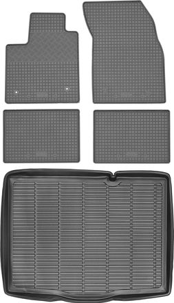 OEM Juego De Alfombrillas De Goma Para Coche Y Alfombrilla Para Maletero Para Ford Focus Iv Hatchback De 2018