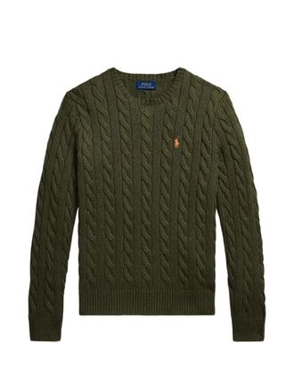Ralph Lauren Long Sleeves Round Neck Rib Sweater