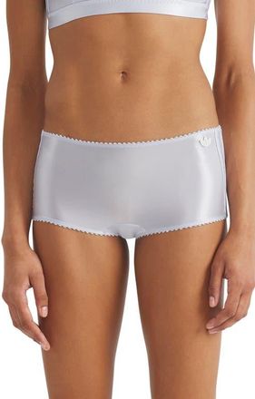 adidas Originals Picot Trim Boyshorts in Crystal Sky at Nordstrom, Size Xx-Large