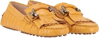 Tod's Womens Yellow Loafer, Size 7