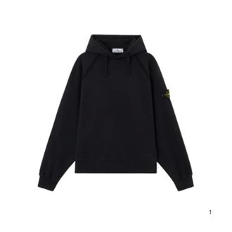 Stone Island Hoodies, male, Black, Size: XS Accessories