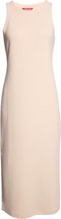 Spanx AirEssentials French Rib Maxi Tank Dress in Toasted Coconut at Nordstrom, Size X-Large