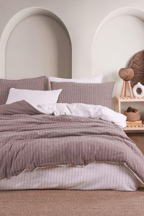 Blanc Avenue Juego de funda de edred&oacute;n 200x200 cm+ 2 FA 65x65 cm 100% algod&oacute;n