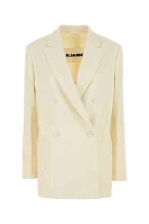 Jil Sander Cream wool blazer