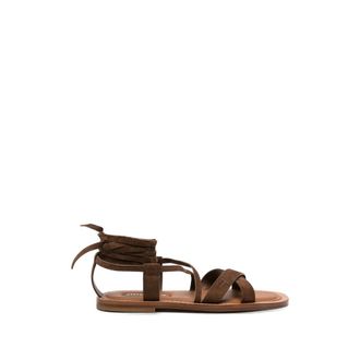 Miu Miu Lace-up Crossover-strap Sandals