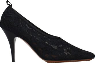 Stella McCartney Black Fabric High Heel Womens Pumps