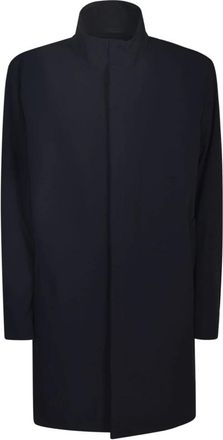 Giorgio Armani Stijlvolle Jassen voor Heren - Heren - Mantel - Blauw - 2XL - Jassen