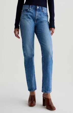 AG - Adriano Goldschmied The Boyfriend Mid Rise Straight Leg Jeans in Candid at Nordstrom Rack, Size 28
