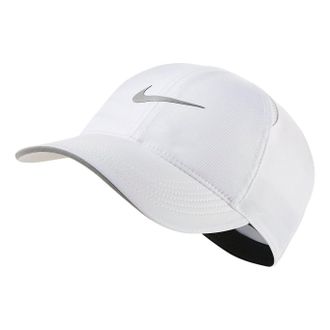Nike (WMNS) Nike Dri-FIT Aerobill Featherlight Running Cap White Grey AR2028-100
