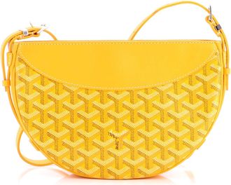 Goyard Hirondelle Shoulder Bag Coated Canvas and Leather