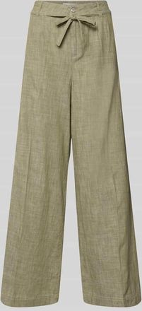 Angels Wide Fit Stoffhose mit B&uuml;gelfalten Modell Livia in Oliv, Gr&ouml;&szlig;e 38/30