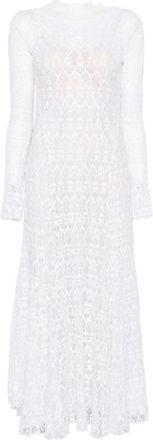 Forte_Forte Kleedjes White - Dames - Casual kleedjes - Wit - M - Kleedjes