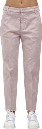 Dondup Losse Lyocell Broek Nima Stijl - Dames - Broeken - Roze - W28 - Broeken