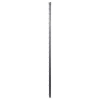 vidaXL Poste De Valla 10 Pcs Plateado 200 Cm Acero Vidaxl