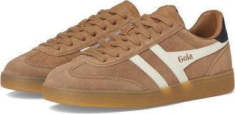 Gola Viper Mens Shoes Tobacco/Off White/Black/Gum : 11.5 D - Medium, Leather