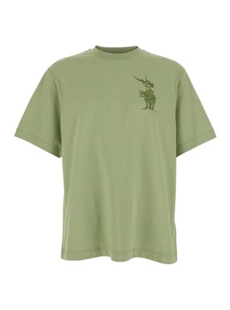 Burberry Green Short Sleeve T-Shirt