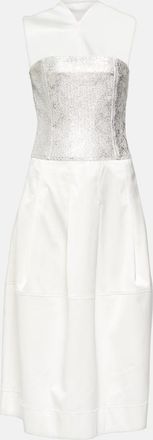 Jacques Wei Sequined midi dress