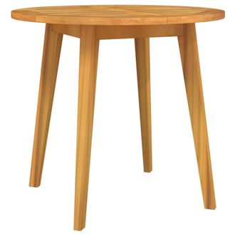 vidaXL Mesa De Jard&iacute;n Madera Maciza De Acacia &Oslash;85x75 Cm Vidaxl