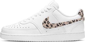 Nike (WMNS) Nike Court Vision Low Leopard Swoosh - White DD9665-100