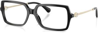 Chanel Glasses, female, Black, Size: 53 MM Rectangle Eyeglasses