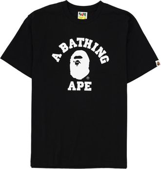 A Bathing Ape Black Ape Face Printed T-Shirt