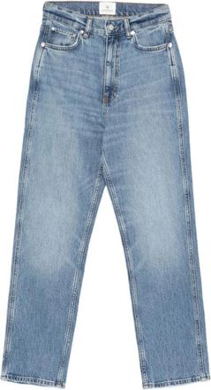 Anine Bing Jane High-waisted Jeans - Dames - Regular Fit Jeans - Blauw - W27 - Katoen - Jeans