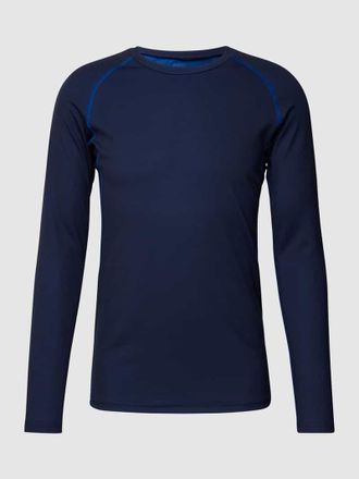 Mey Mey Longsleeve mit Kontrastn&auml;hten in Dunkelblau, Gr&ouml;&szlig;e L