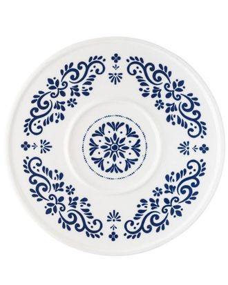 10 Strawberry Street Talavera Dinnerware Chip & Dip/Cake Stand Serving Dish