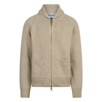 Sebago Jersey con cremallera y cuello chal - Sweatshirts & Hoodies - Hombre - Beige - XL