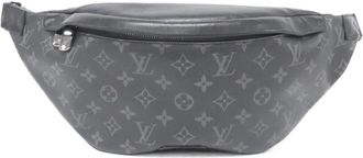 Louis Vuitton Black Coated Canvas Shoulder Bag (Pre-Owned)