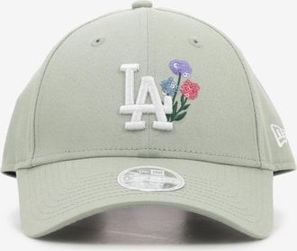 New Era 9FORTY LA Dodgers MLB Floral Verde Pastello
