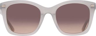 Calvin Klein Brown Gradient Butterfly Ladies Sunglasses CK21506S 335 52