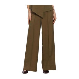 Y.A.S Y.a.s - Yascomira HMW Pant S - Dames - Broeken - Groen - Maat: S Leer