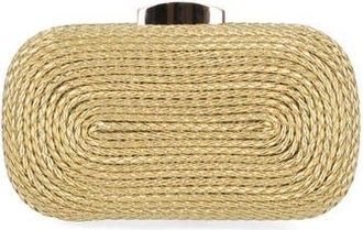 Jessica McClintock Twisted Rope Miniaudere in Silver/gold at Nordstrom Rack