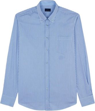 Paul & Shark Stijlvol Overhemd - Heren - Casual Overhemden - Blauw - M - Overhemden