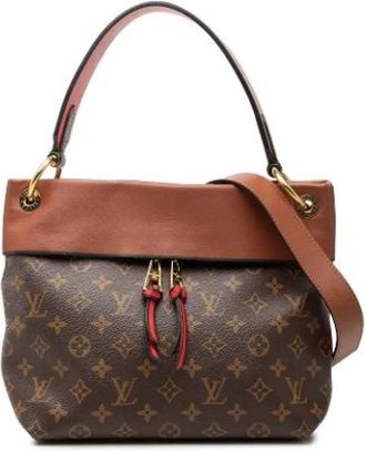 Louis Vuitton Pre-owned Tuileries Besace - Dames - Vintage Schoudertas - Bruin - ONE Size - Leer - Vintage