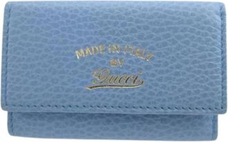 Gucci Pre-owned Accessories, female, Blue, Size: ONE SIZE Pre-owned Keycase
