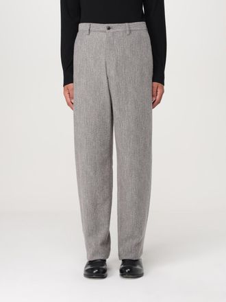 Giorgio Armani Mens Wool Trousers Relaxed Fit - Grey - Size EU 48 (Mens)