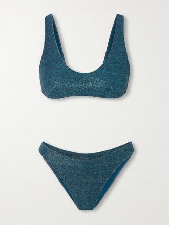 Os&eacute;ree Bikini Metallizzato Lumi&egrave;re Sporty - Blu