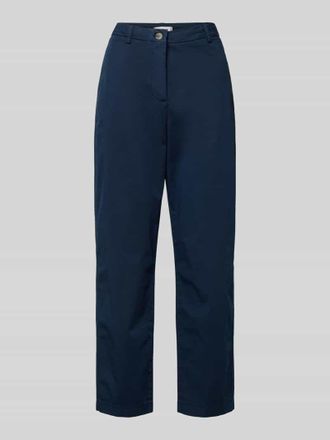 Tommy Hilfiger Slim Fit Chino aus Baumwoll-Mix in Marine, Gr&ouml;&szlig;e 34