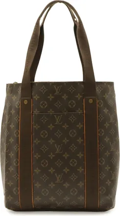 Louis Vuitton Brown Monogram Canvas Pvc Coated Canvas Shoulder Bag Tote Bag (Pre-Owned)