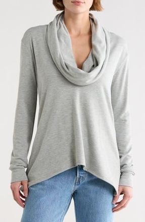 Go Couture Off the Shoulder Asymmetric Sweater in Moonstruck at Nordstrom Rack, Size X-Large