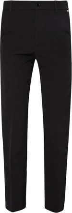 Liu Jo Dames Voorplooi Broek - Dames - Slim Fit Broeken - Zwart - XL - Polyester - Broeken