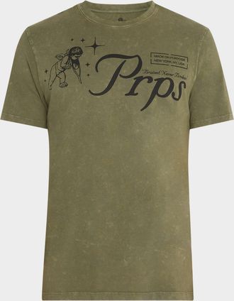 Prps Mens Mott Typographic T-Shirt