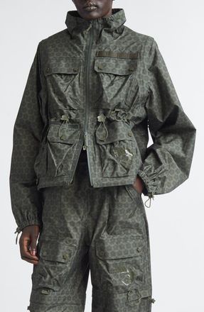 Cecilie Bahnsen x The North Face Water Repellent Jacket in Forest Night Green at Nordstrom, Size X-Small