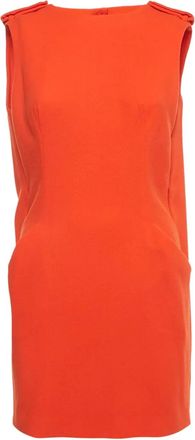 Alexander McQueen Abito con spalline - Arancione